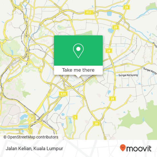 Jalan Kelian map