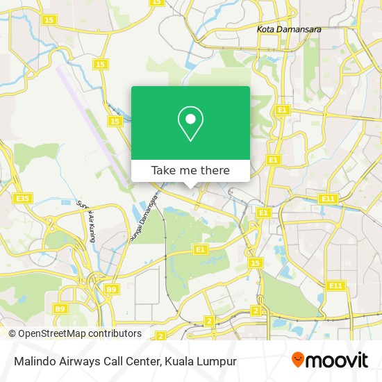 Malindo Airways Call Center map