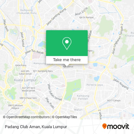 Peta Padang Club Aman