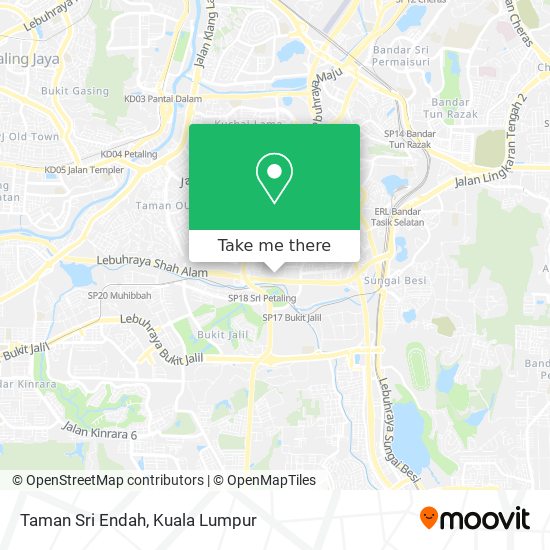 Taman Sri Endah map