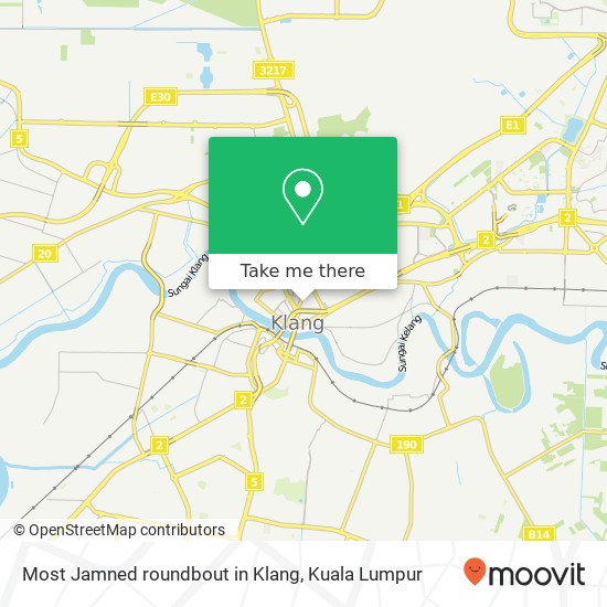 Most Jamned roundbout in Klang map