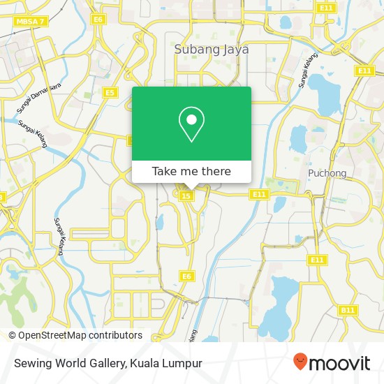 Sewing World Gallery map