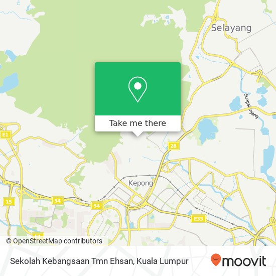 Sekolah Kebangsaan Tmn Ehsan map