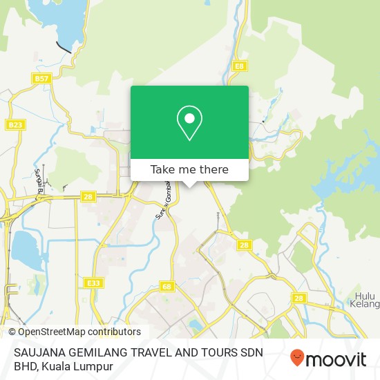 SAUJANA GEMILANG TRAVEL AND TOURS SDN BHD map