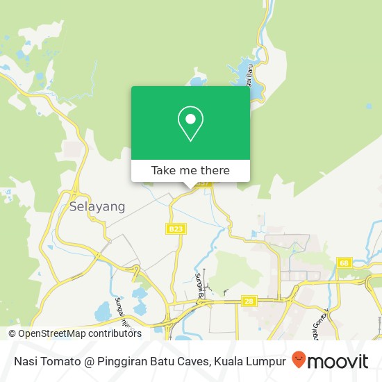 Nasi Tomato @ Pinggiran Batu Caves map