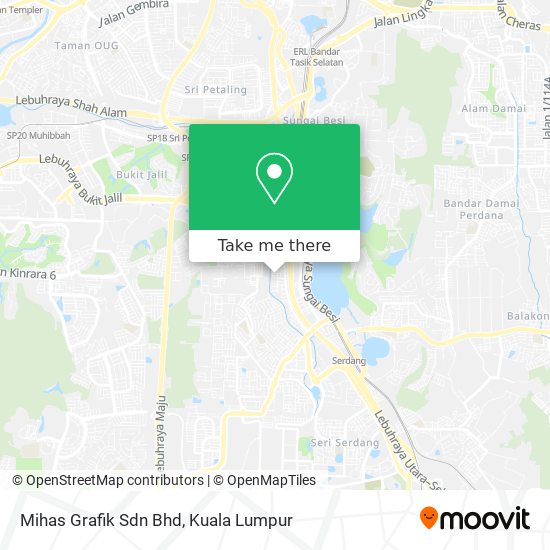 Mihas Grafik Sdn Bhd map