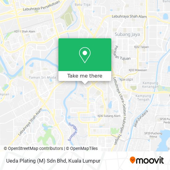 Peta Ueda Plating (M) Sdn Bhd