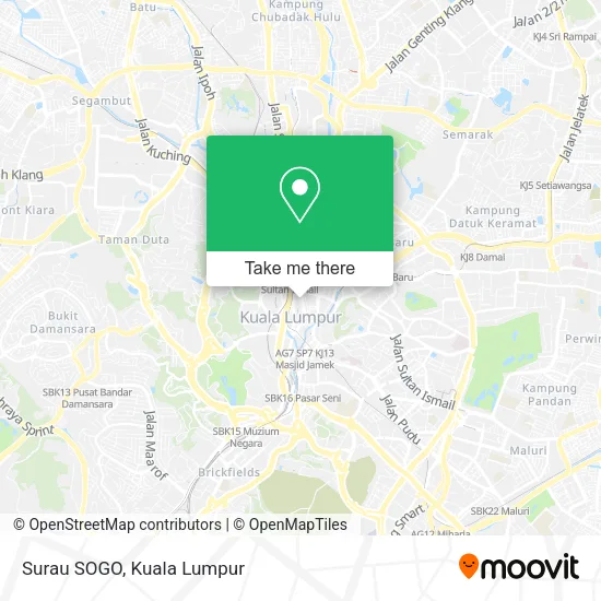 Surau SOGO map