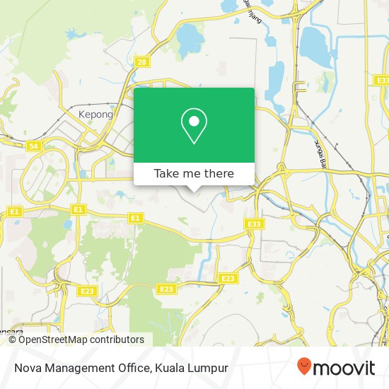 Nova Management Office map