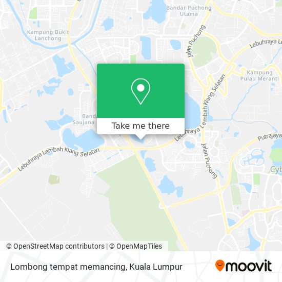 Peta Lombong tempat memancing