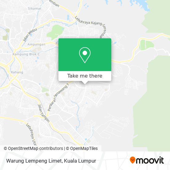Peta Warung Lempeng Limet