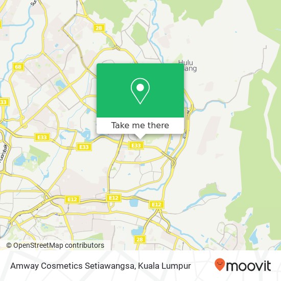 Amway Cosmetics Setiawangsa map