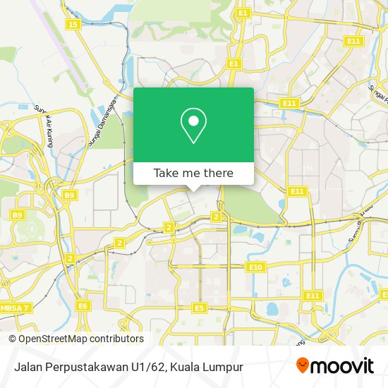 Jalan Perpustakawan U1/62 map