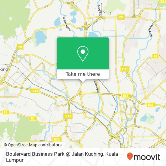 Peta Boulervard Business Park @ Jalan Kuching