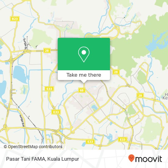 Pasar Tani FAMA map