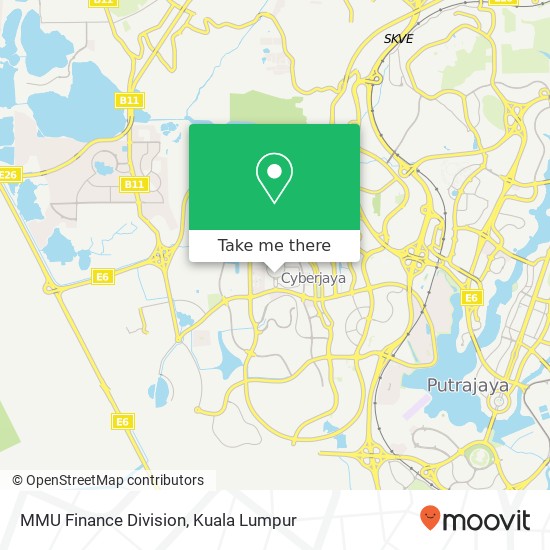 MMU Finance Division map