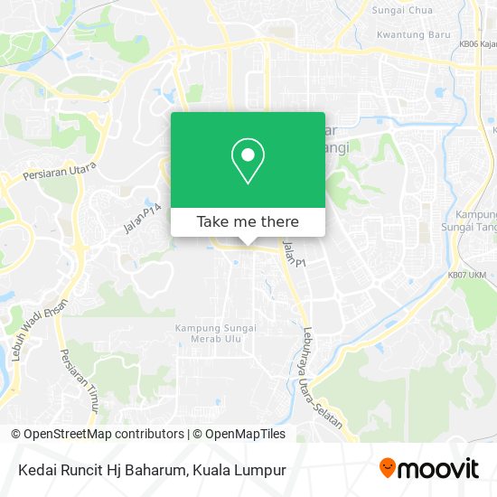 Kedai Runcit Hj Baharum map