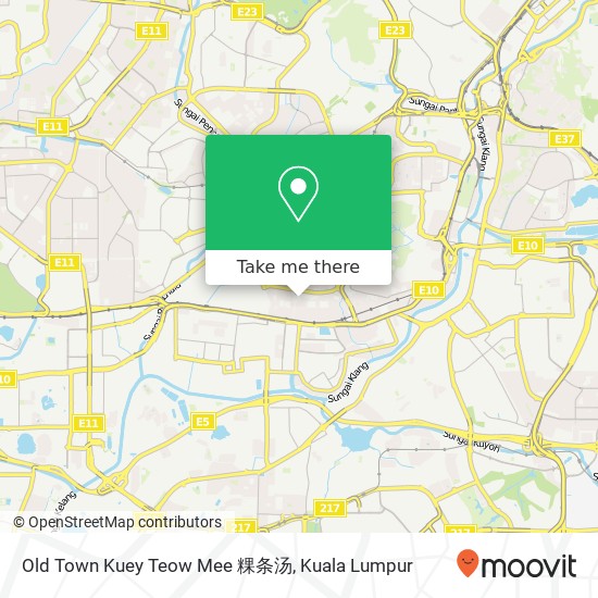 Old Town Kuey Teow Mee 粿条汤 map