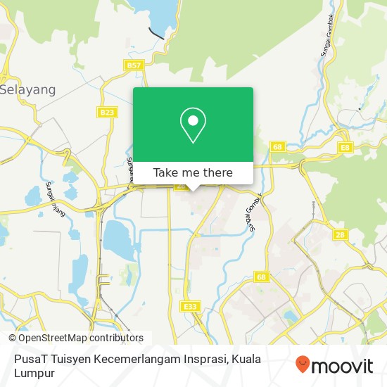 PusaT Tuisyen Kecemerlangam Insprasi map