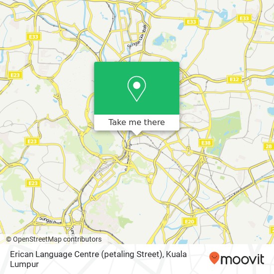 Erican Language Centre (petaling Street) map