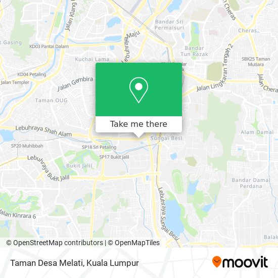 Peta Taman Desa Melati