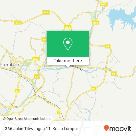 366 Jalan Titiwangsa 11 map