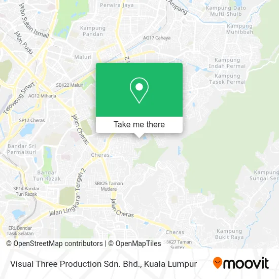 Visual Three Production Sdn. Bhd. map