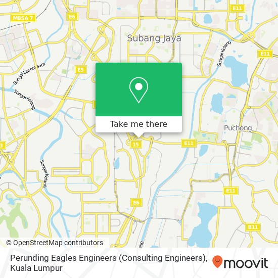 Perunding Eagles Engineers (Consulting Engineers) map