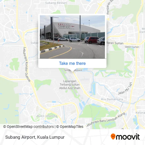 Subang Airport map