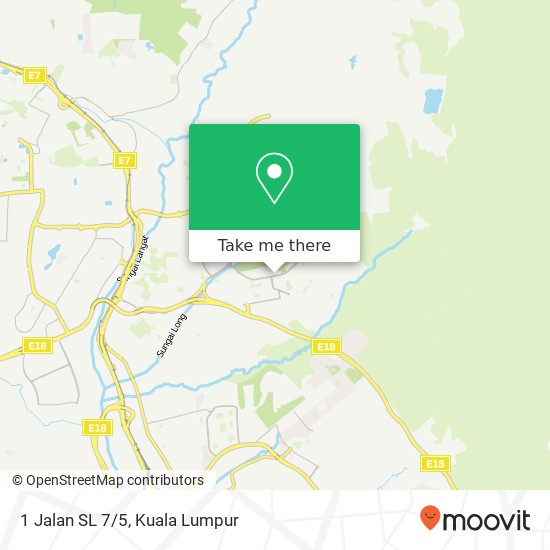 1 Jalan SL 7/5 map