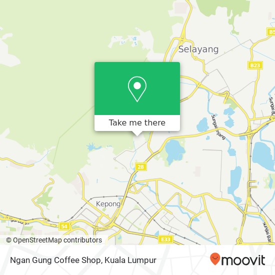 Peta Ngan Gung Coffee Shop