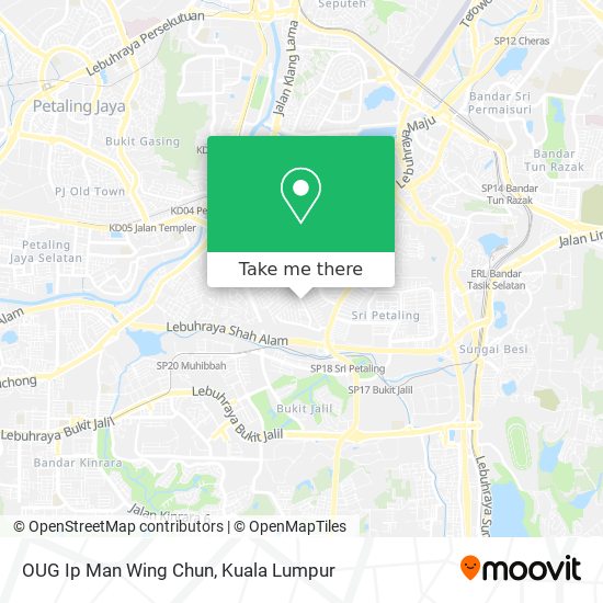 OUG Ip Man Wing Chun map