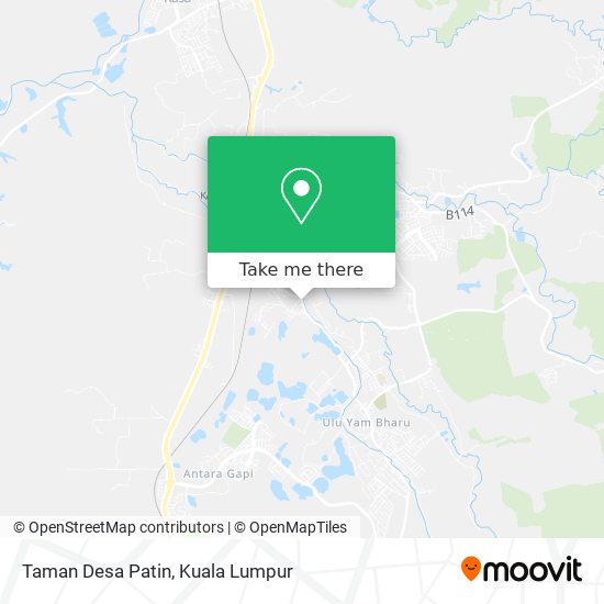 Peta Taman Desa Patin