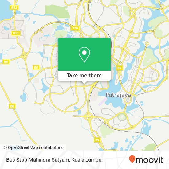Bus Stop Mahindra Satyam map
