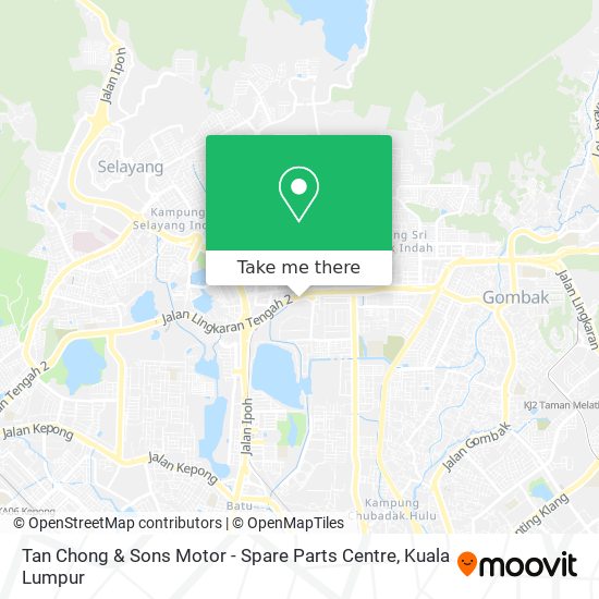 Tan Chong & Sons Motor - Spare Parts Centre map