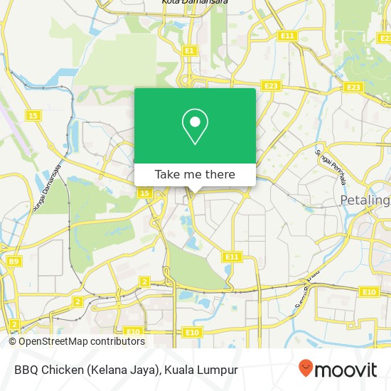 Peta BBQ Chicken (Kelana Jaya)