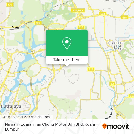 Peta Nissan - Edaran Tan Chong Motor Sdn Bhd