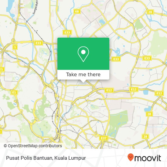 Pusat Polis Bantuan map