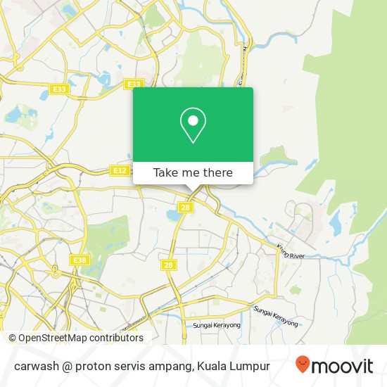 carwash @ proton servis ampang map