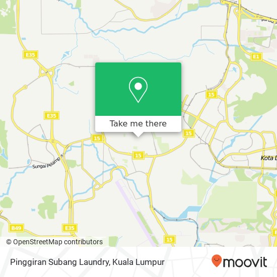 Pinggiran Subang Laundry map