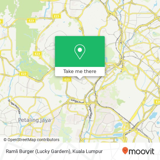 Ramli Burger (Lucky Gardern) map