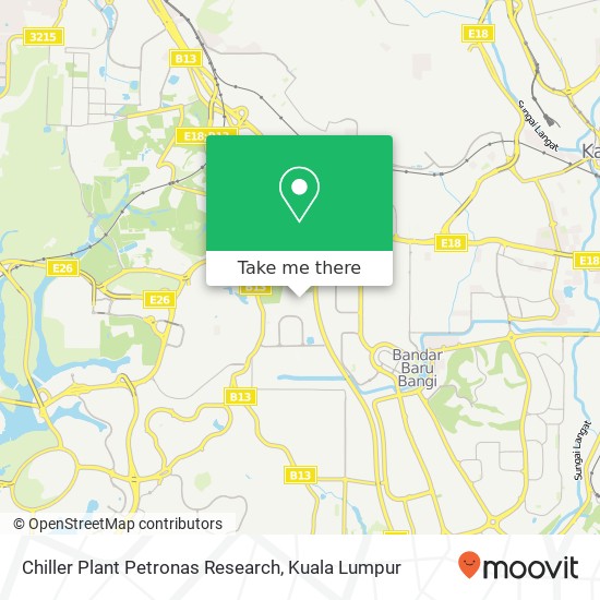 Chiller Plant Petronas Research map