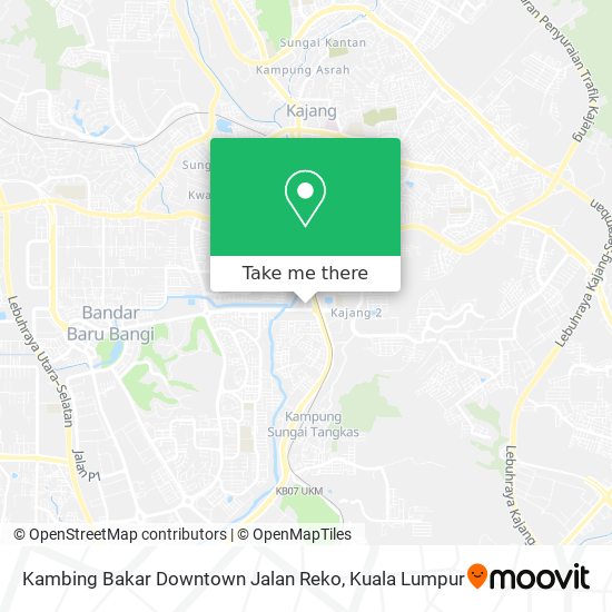 Kambing Bakar Downtown Jalan Reko map
