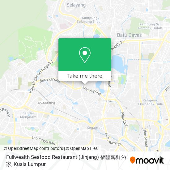 Fullwealth Seafood Restaurant (Jinjang) 福臨海鮮酒家 map