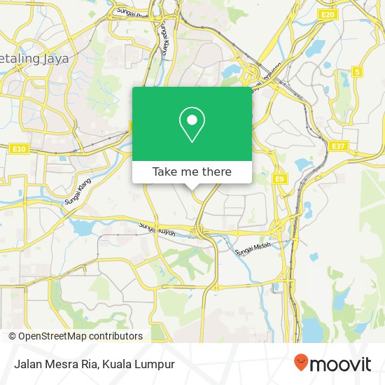 Jalan Mesra Ria map