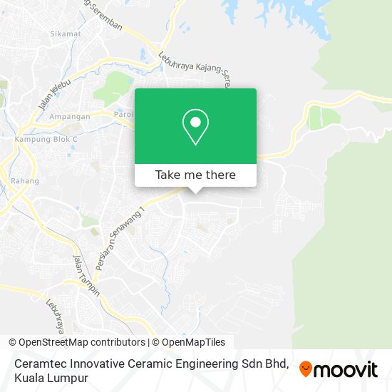 Ceramtec Innovative Ceramic Engineering Sdn Bhd map