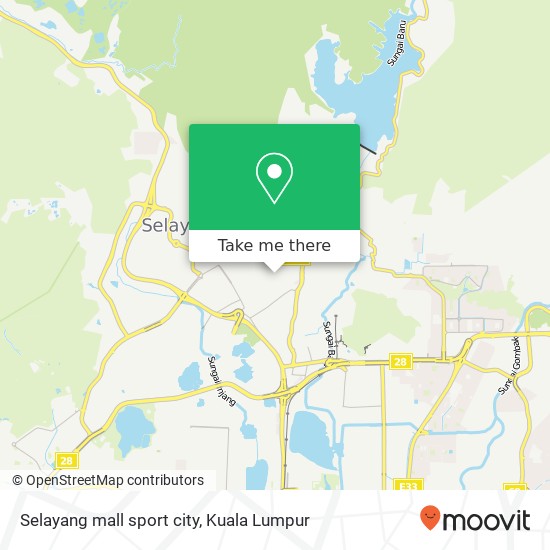 Selayang mall sport city map