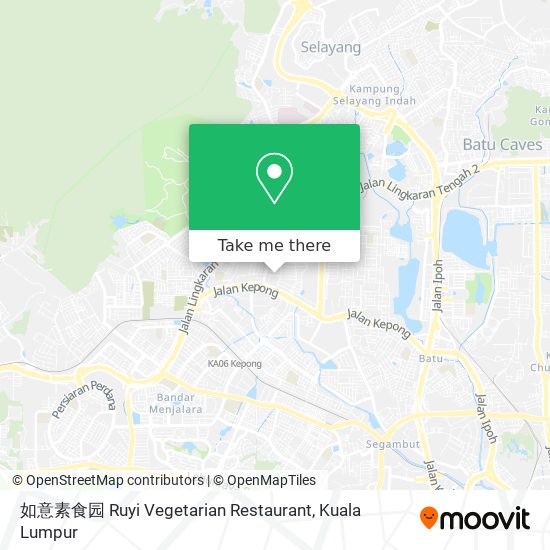 如意素食园 Ruyi Vegetarian Restaurant map