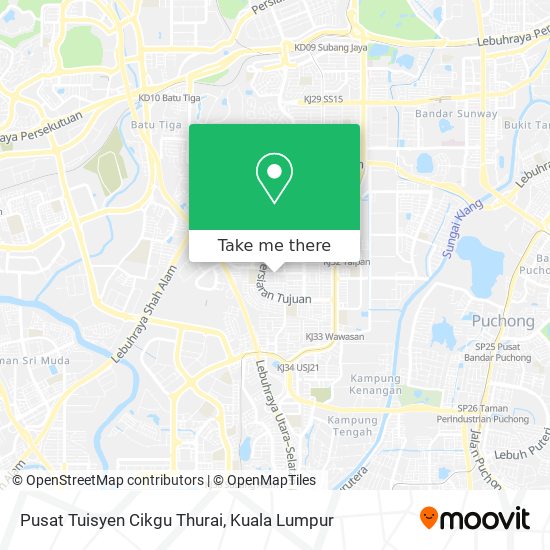 Pusat Tuisyen Cikgu Thurai map