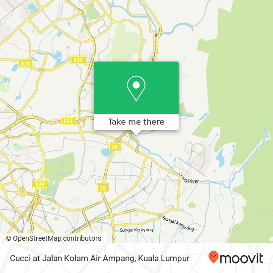 Peta Cucci at Jalan Kolam Air Ampang